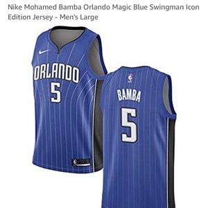 Nike Mo Bamba Orlando Magic Jersey - Men's Lg NWT